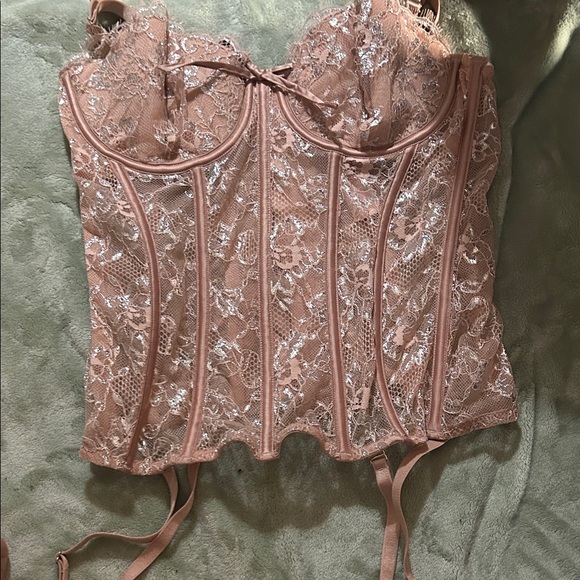 Victoria's Secret Other - Victoria's Secret Pink Lace Corset